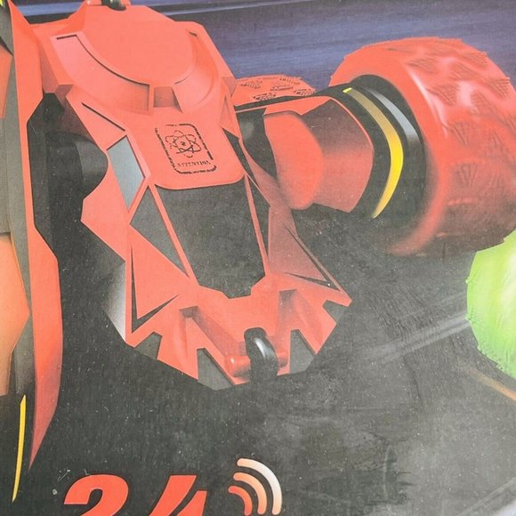 Adam Max Fancy Stunt Toy Red R/C Remote Control 2.4 GHZ, 1:28 Scale - Picture 10 of 12